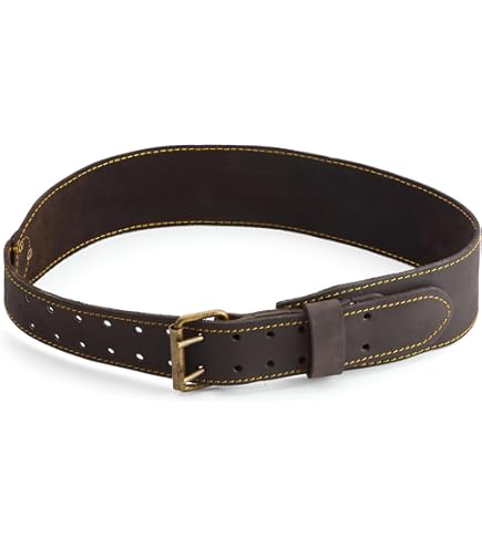 OX Tools 2-inch Wide Full Grain Leather Tool Belt - 2
