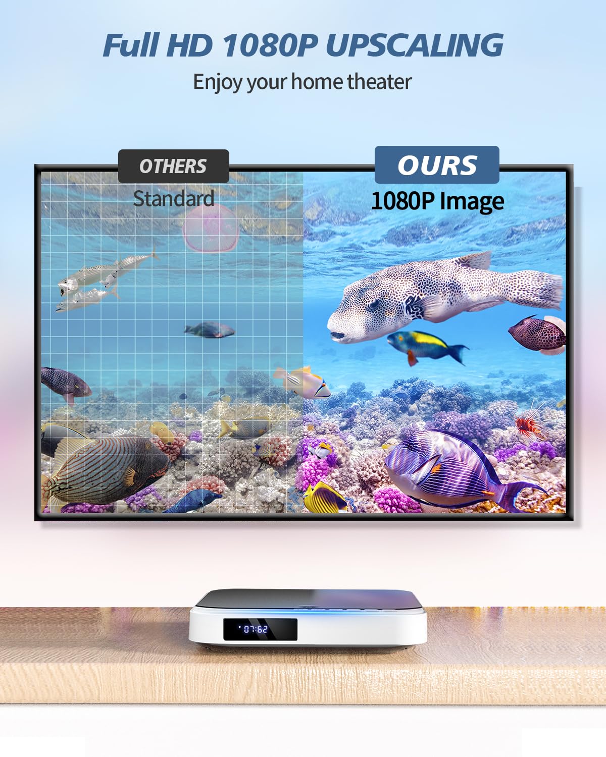 HDMI DVD Players for TV, DESOBRY 1080P HD Mini Small DVD Player with All Region Free, Compact DVD Player for Smart TV, Support AV Output, USB/TF Card Input, Remote Control,PAL/NTSC