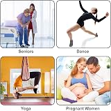 Dacitiery 4 Pairs Non Slip Yoga Socks Women Men Grips Anti Slip Gripper Socks view 5