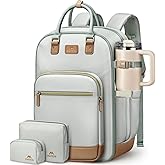 MATEIN 18x14x8 Personal Item Backpack for Spirit Airline, TSA Underseat Carry on Travel Weekender Bags for Women with Detachable Shoe Compartment, Custom-Fit 15.6" Laptop Sleeve & USB C Charging Port