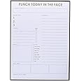 Graphique Punch Today To-Do List Notepad | 150 Tear-Away Sheets | Task Planner | Daily Organizer | Memo Writing Pad | Priority Checklist | Undated | 6” x 8”