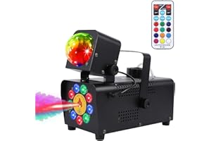 JOYSPIRIT Fog Machine with Storage Light, 500W Outdoor Smoke Machine with Wireless Remote Control for Wedding, Halloween, Christmas & Parties