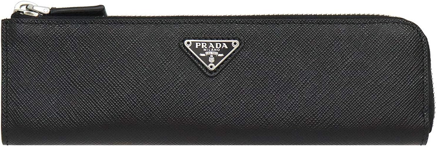 Amazon Co Jp プラダ Prada 小物 ペンケース 2kn001 053 ネロ サフィアーノレザー トライアングルロゴ ペンケース メンズ レディース ブランド 並行輸入品 シューズ バッグ