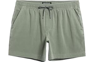 maamgic Men's 5 inch Inseam Shorts Pull-On Relaxed Fit Comfort Stretch Short Shorts with Pocket