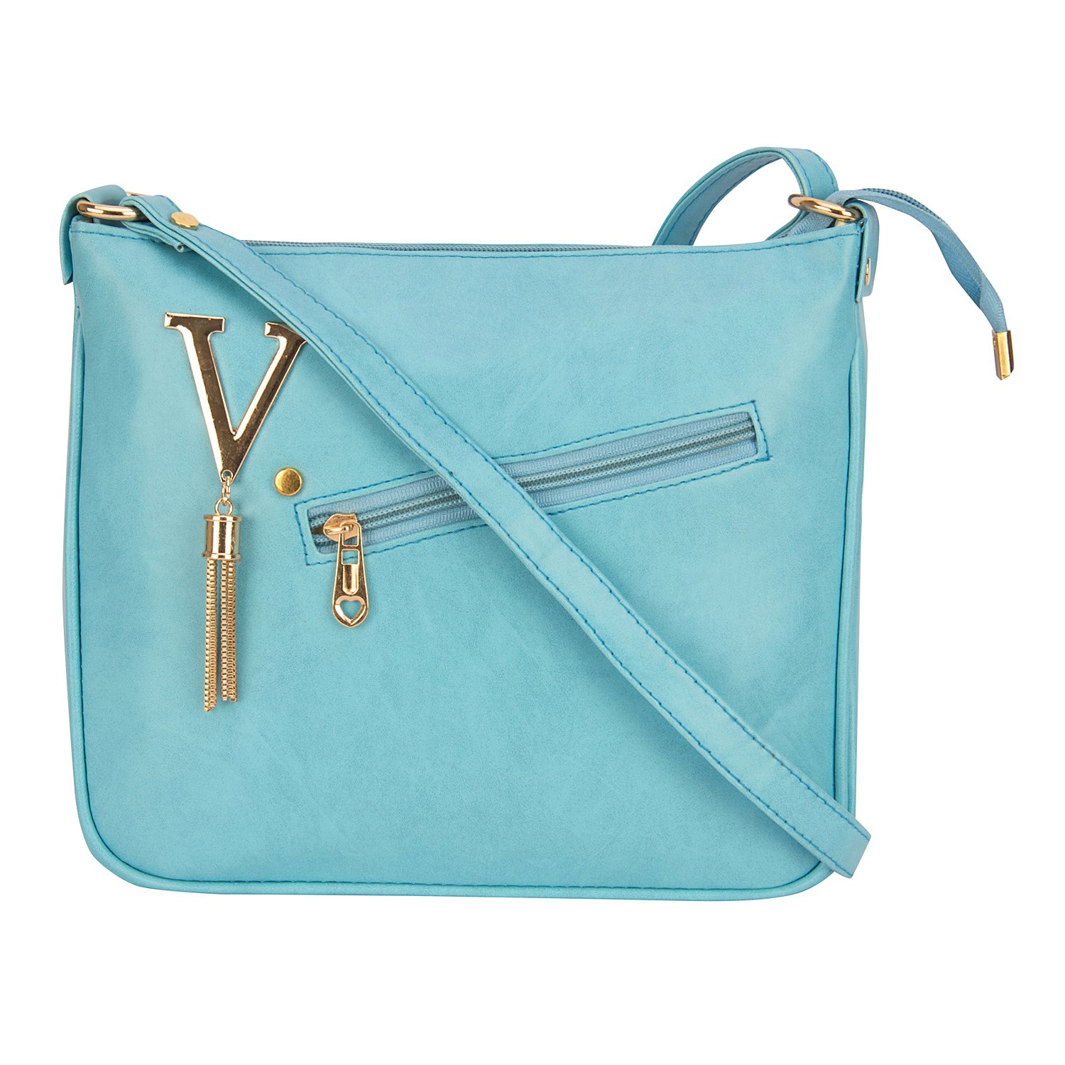 tr fashion pu and polyester sling bag for women