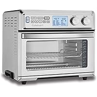 Cuisinart Digital AirFryer Toaster Oven, 1800W, Digital Display and Controls, Extra-Large Capacity, Silver (TOA-95C)