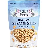 Eden Organic Brown Sesame Seed, Unhulled & Raw, 14.2 oz