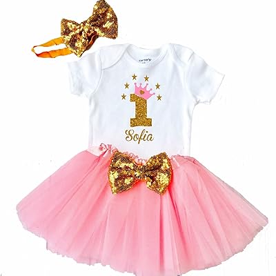 Personalized 1st Birthday Outfit for Girl in New Zealand | Ubuy