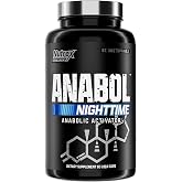 Nutrex Research Anabol Nighttime Sleep Support Supplement and Anabolic Muscle Builder for Men Post Workout Recovery Strength and Muscle Growth Capsules Count 60