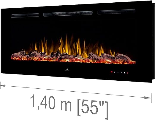 Noble Flame Paris 1400 (140 cm/55 ”) - Chimenea Eléctrica Chimenea de