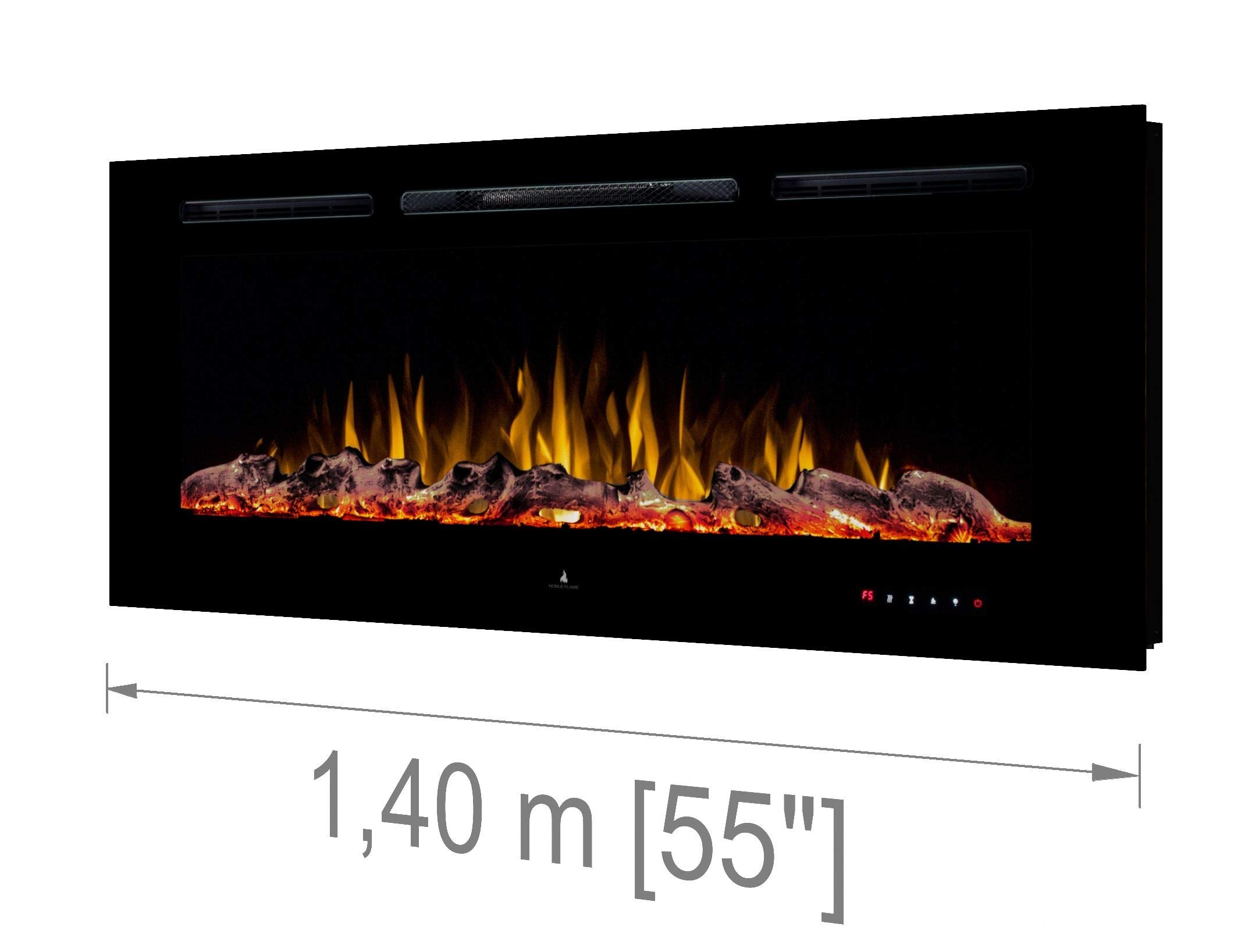 Noble Flame Paris 1400 (140 cm / 55”) Electric Fireplace Wall
