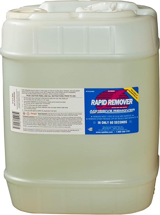 Rapid Remover Adhesive Decal Remover for Vinyl Wraps Autos