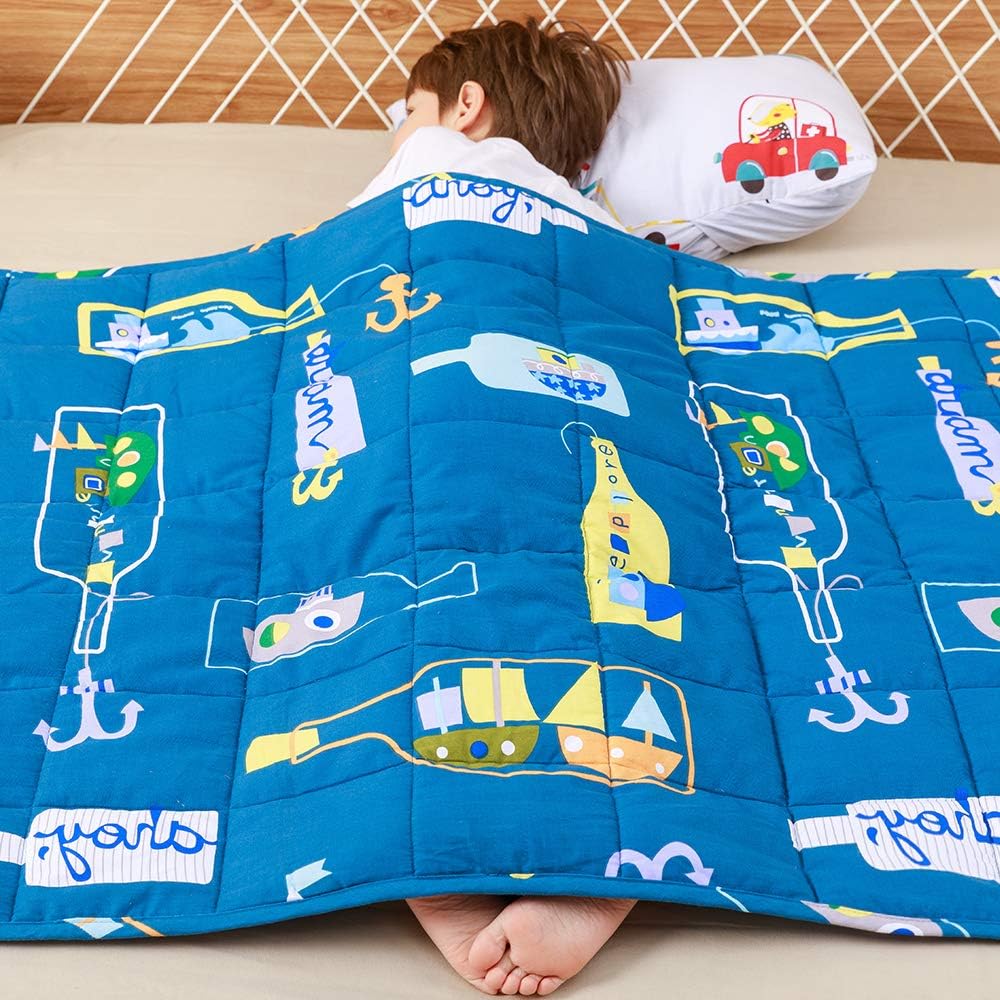 Anjee Weighted Blanket for Children, Kids Calming Blanket for Autism
