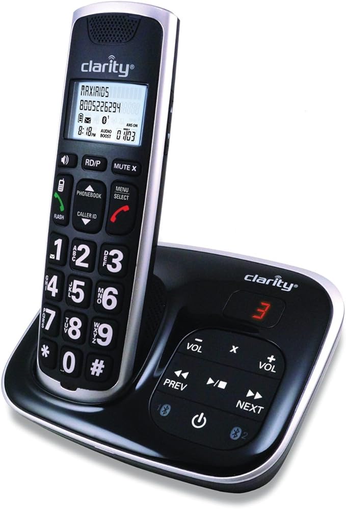Clarity Amplified Bluetooth Cordless Phone with Answering