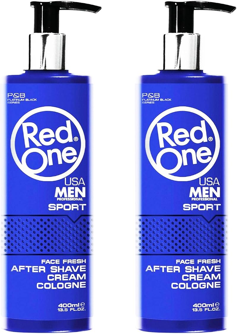 Redone Aftershave Cream Cologne 2x400ml Men Moisturising Sport Fresh Scent