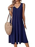 Zeagoo Women's Casual 2025 Tank Midi Summer Tshirt