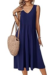 Zeagoo Women's Casual 2025 Tank Midi Summer Tshirt