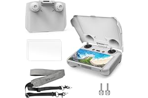 FPVtosky 3-IN-1 Mini 3 RC Sun Hood Cover + 2 Screen Protector + Lanyard Bundle, Mini 3 Pro Sun Shade Screen Protector and Lanyard for DJI Mini 3/ Mini 3 Pro/Mavic 3 Classic/Mavic 3 Pro RC Accessories