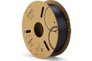 ELEGOO PLA Filament 1.75mm Black 1KG, 3D Printer Filament Dimensional Accuracy +