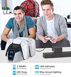 OIVO PS5 Controller Charger, 2H Fast Charger with 2