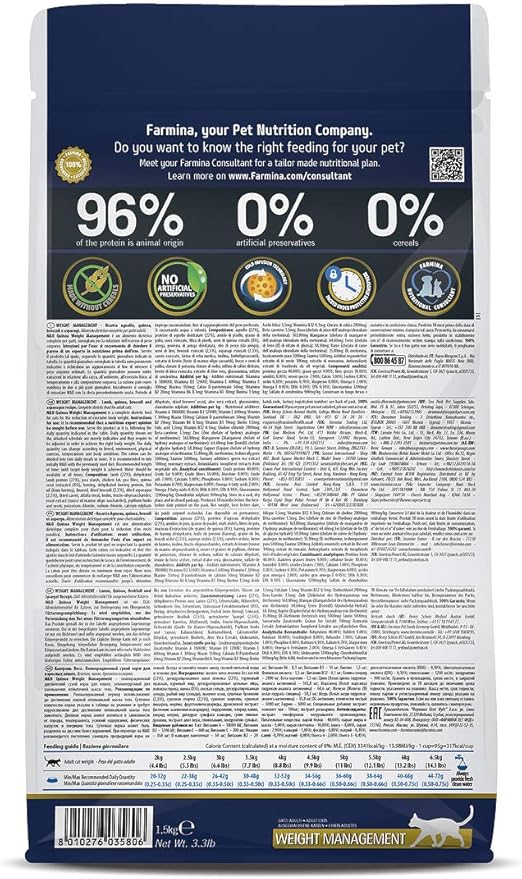 n&d weight management dog food