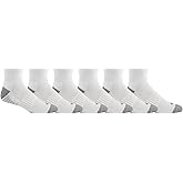 Columbia Men's Quarter Cushioned Arch Support Socks (6-Pack)