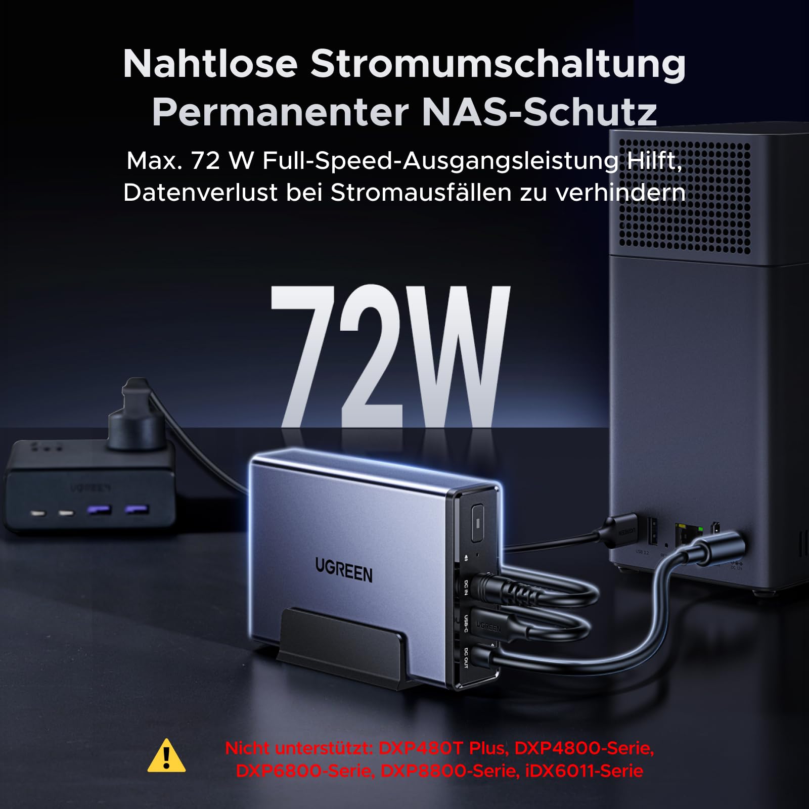 UGREEN NASync US2000 72W NAS-USV 6
