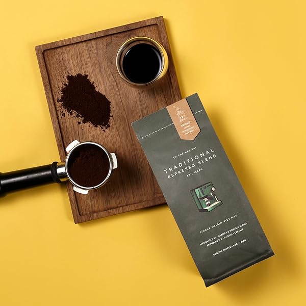 TRADITIONAL ESPRESSO BLEND – VIETNAMESE PRE-GROUND COFFEE (8.8 OZ / 250G, TRADITIONAL ESPRESSO)
