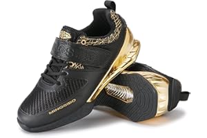 AOLEXWU Men's Weight Lifting Shoes for Squatting and Deadlifting High Stability Comfortable Squat Shoes for Men Upgraded Grip and Support Ideal for Weight Training Weightlifting and Strength Training