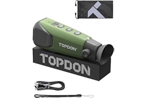 TOPDON TS004 Thermal Monocular, 320 x 240 TISR 256 x 192 IR Resolution, 13mm 50Hz Thermal Monocular Night Vision with 11h Bat