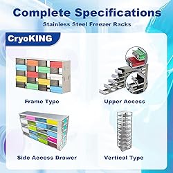 CryoKing Stainless Steels 20-Well (4x5) Freezer