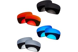 OOWLIT 4 Pairs Replacement Sunglass Lenses Compatible with Oakley Holbrook XL Polarized