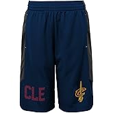 NBA Brooklyn Nets Youth Boys "Jump Ball" Shorts, Small(8), Charcoal