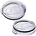 AILUXUAN Tumbler Lids Spillproof 30 Oz,2 Replacement Lids for 30 oz Stainless Steel Tumbler Travel Cup Yeti,Ozark Trails and more Cooler Cup, Sliding Splash Proof(30OZ,2Pack)