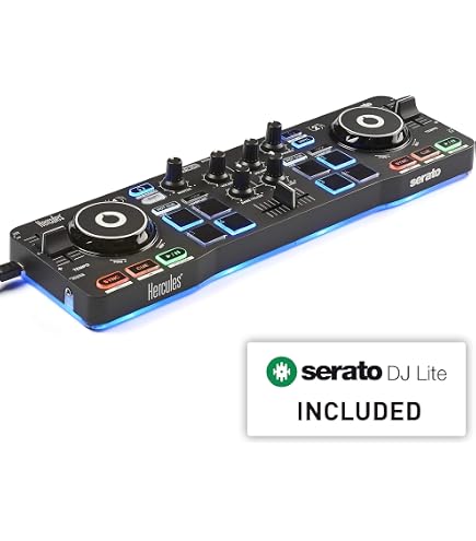 Amazon.com: Hercules DJControl Starlight Portable 2-Channel DJ