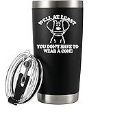 Well At Least You Don’t Have To Wear A Cone Get Well Soon Gifts For Women After Surgery Men Recovery Gifts Get Well Vacuum Insulated Tumbler With Stainless Steel Straw And Removable Lid Black 20 oz