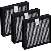 Harebery 3-Pack GP5212 Replacement Filters, Compatible with Philips GoPure GP5212 Purifier for Car, 2-in-1 Filtration