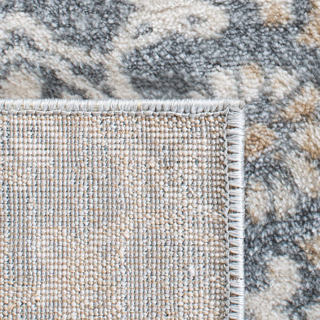 Safavieh Traditional Indoor Woven Accent Area Rug, Isabella Collection, ISA958, in Silver/Ivory, 61 X 91 cm for Living Room, Bedroom or Any Indoor Space