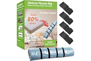 Mattress Vacuum Bag Queen/Full/Full-XL Vacuum Storage Bags with Straps Jumbo Vacuum Seal Mattress Bag Plastic Packaging Bin f