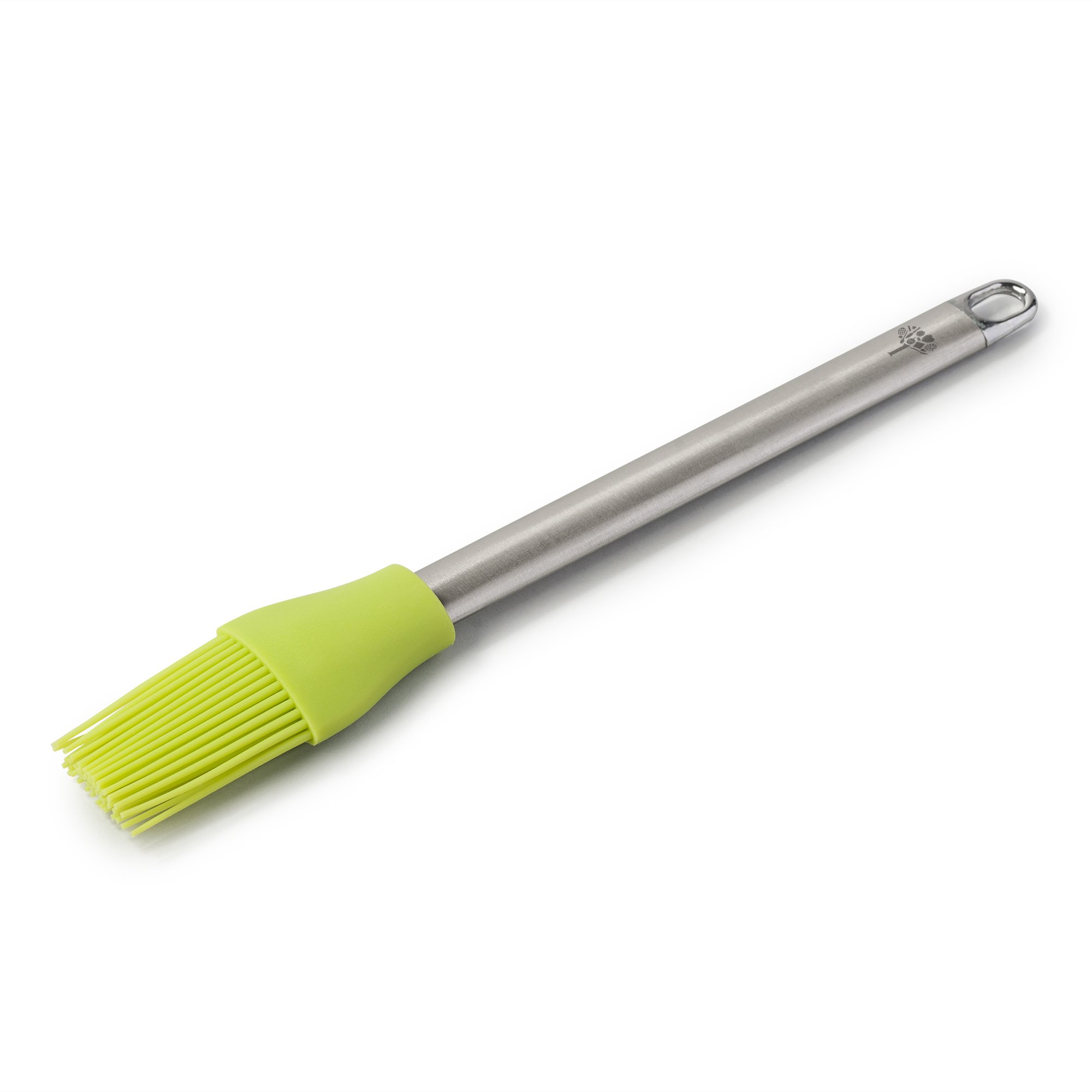Zeal Pastry Basting Brush with Stainless Steel Handle, Silicone, Lime Green, 26 x 4 x 26 cm
