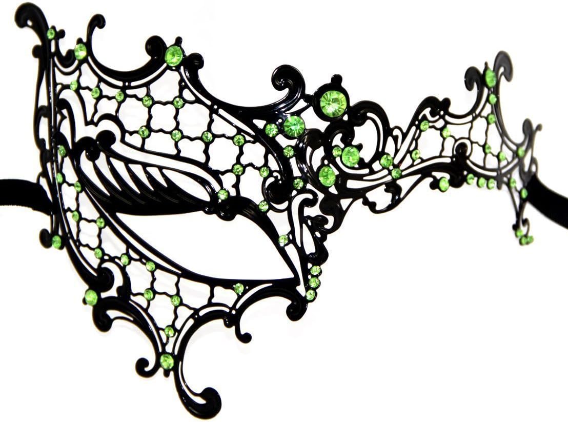 AoLice Venetian Ball Mask Phantom Of The Opera Laser Cut Mardi Gras Masquerade Party Mask