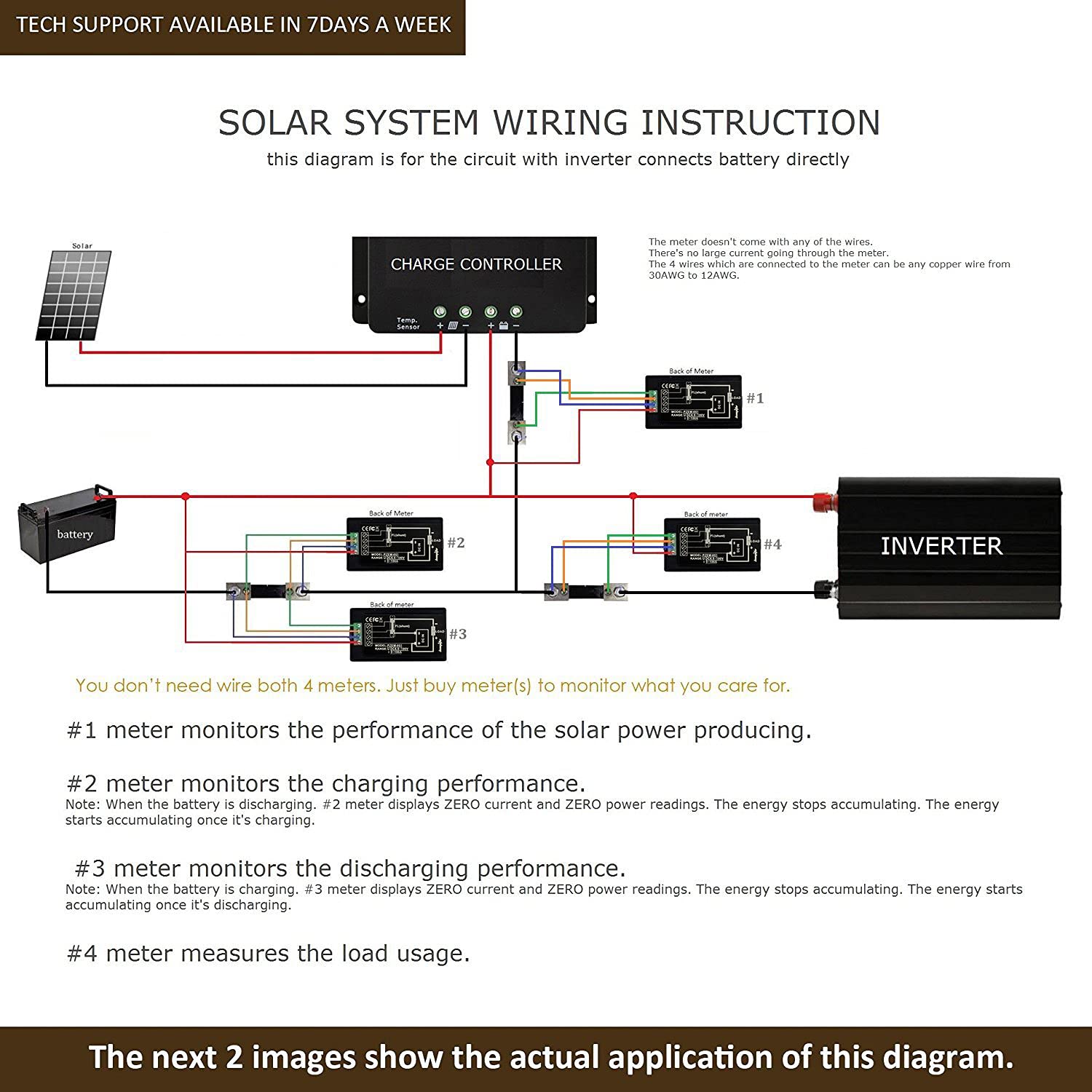 bayite DC 6.5-100V 0-100A LCD Display Digital Current Voltage Power Energy Meter Multimeter Ammeter Voltmeter with 100A Current Shunt