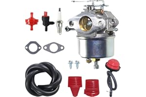 NIDAIFEI 632113A Carburetor Replaces Tecumseh 632113 for Tecumseh HS40, HSSK40 Engines, Toro 38250, 38010, 38015 Snowthrowers, MFG 1427, Oregon 50-662, 056-326 Carburetor