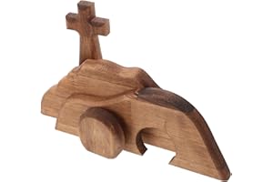 FOMIYES Wooden Easter Resurrection Scene Cross Figurine Tabletop Decor Religious Jesus Rebirth Ornament