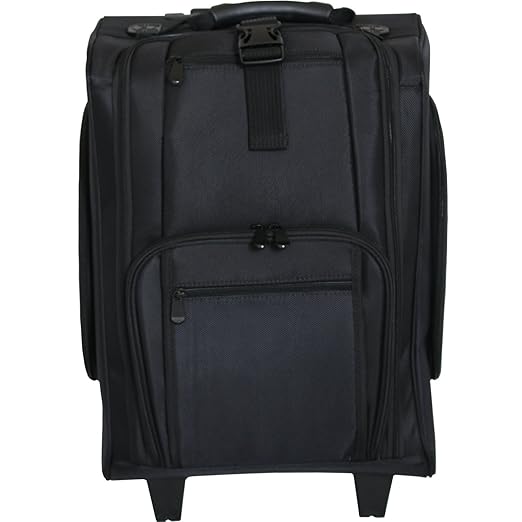 Tragbare Nylon Make-up Trolley Fall Make-Up Artist Travel Fall Schwarz