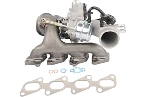 BARIO 667-203 1.4L Turbo Turbocharger with Gasket Kit Replacement For 2011-2016 Chevrolet Cruze, 2012-2020 Sonic, 2010-2019 Trax, 2013-2021 Buick Encore # 25201063 25198550 55565353