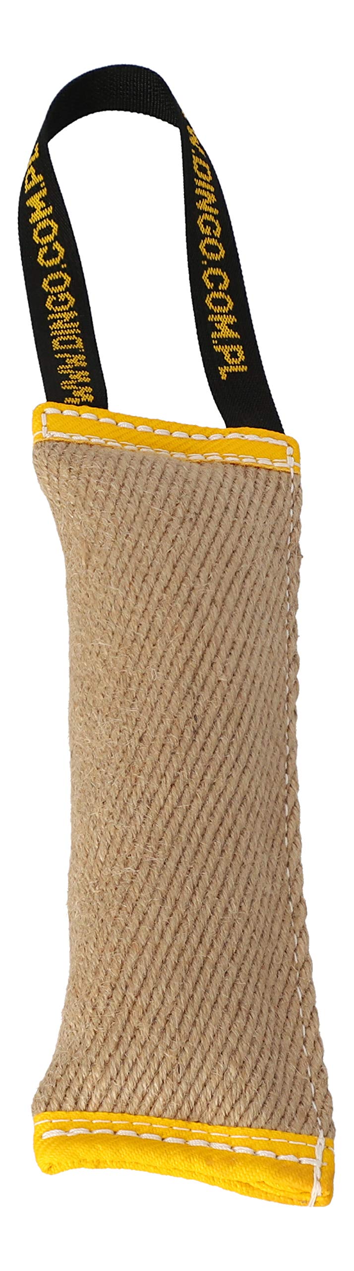 Dingo Jute Bite Tug with a Handle, for Dog Fun and Bite Training, 28 cm Long 12913