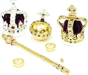 Amazon.com: British Crown Jewels Coronation Set 7 piece Miniature Set