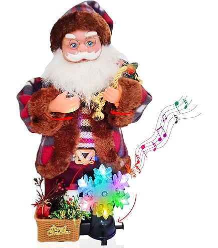 Amazon.com: Jingle Bell Rock Santa Animated Dancing Singing Santa