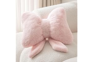 Bow Pillow Throw Pillows Butterfly Shaped Decorative Cute Pillows Soft Seat Cushions for Bed Sofa Cute Home Decor Aesthetic H